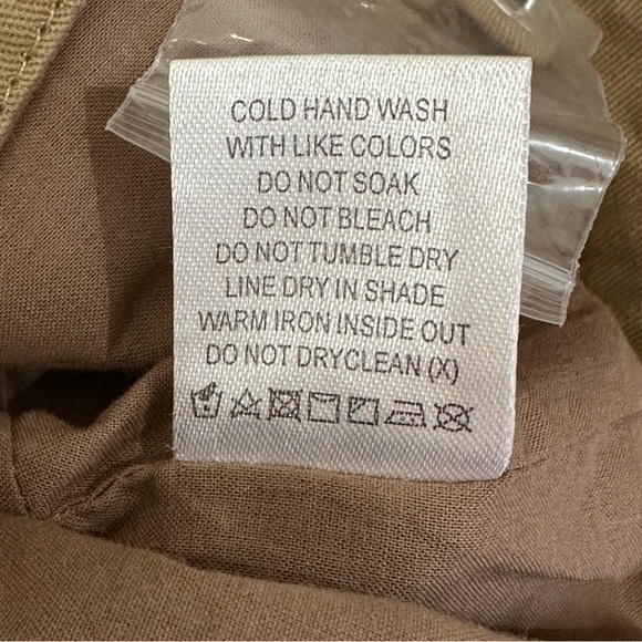 Lovers + Friends Cropped Safari Khaki Jacket Ruched Arms - Picture 7 of 7